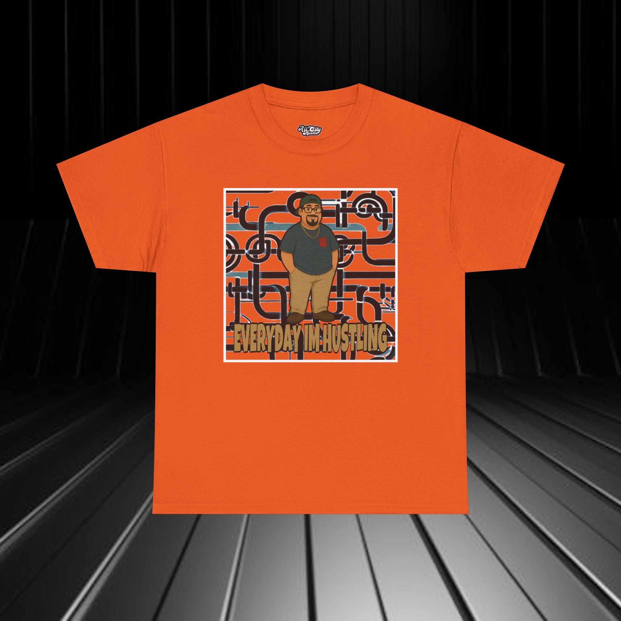 MEN5 City life Inspired Unisex Heavy Cotton Tee, Life Success Graphic Tee for Comic Lovers, Casual Wear, Birthday Gift, Gift for Friends - Image 6