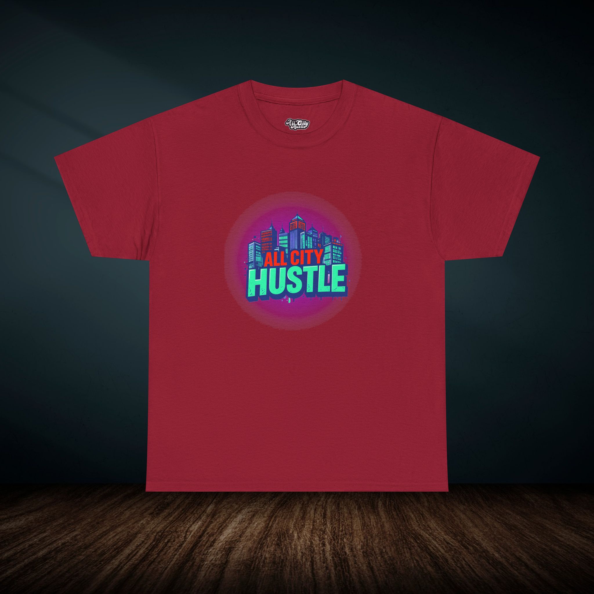 ACH74 Retro Urban Hustle T-Shirt, Unisex Graphic Tee, Casual Streetwear, Gift for Creatives, Everyday Wear, All City Hustle - Image 2