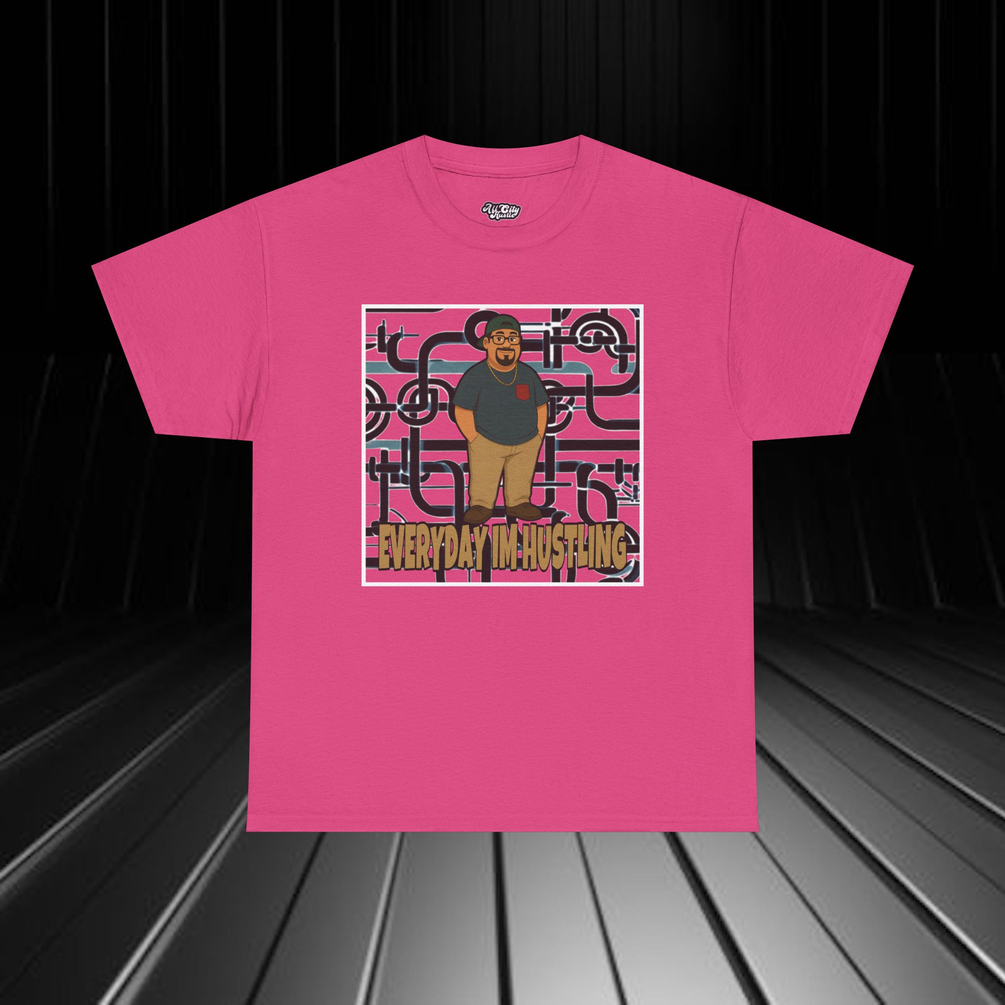 MEN5 City life Inspired Unisex Heavy Cotton Tee, Life Success Graphic Tee for Comic Lovers, Casual Wear, Birthday Gift, Gift for Friends - Image 9