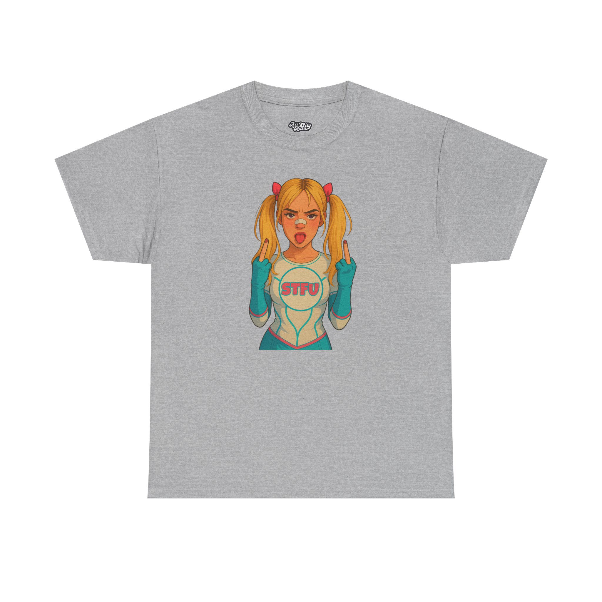 STFU8 Superhero Inspired Unisex Heavy Cotton Tee, Graphic Tee for Comic Lovers, Casual Wear, Birthday Gift, Gift for Friends - Image 12