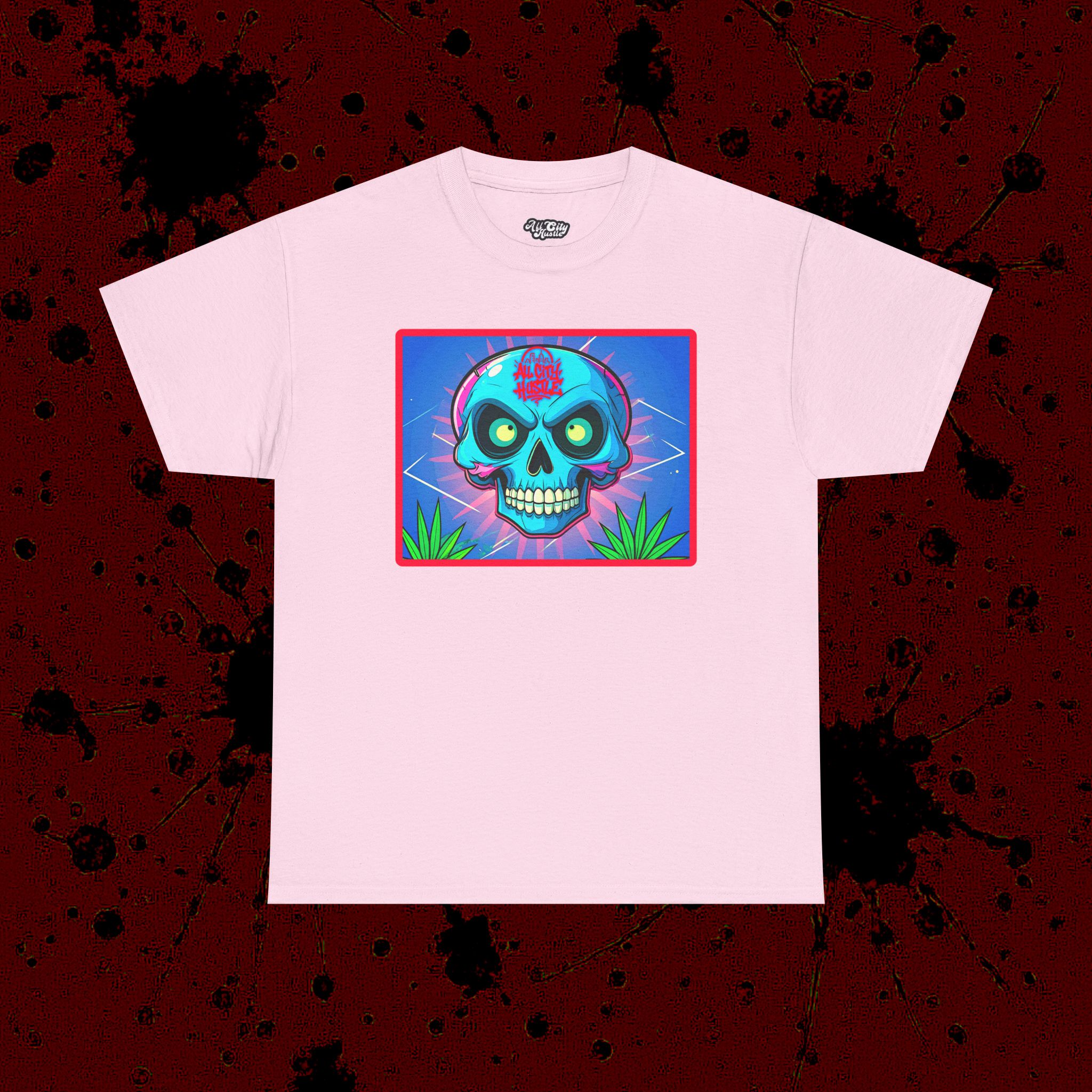 MONSTER9 Unisex Heavy Cotton Tee | Cool Casual Wear, Perfect for Horror Fans, Gift for Kids, Unique Graphic T-Shirt, Fun Dark Theme - Image 7