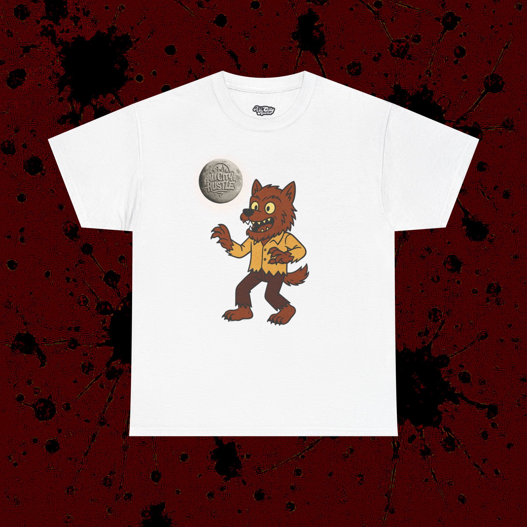 MONSTER8 Unisex Heavy Cotton Tee | Cool Casual Wear, Perfect for Horror Fans, Gift for Kids, Unique Graphic T-Shirt, Fun Dark Theme - Image 11