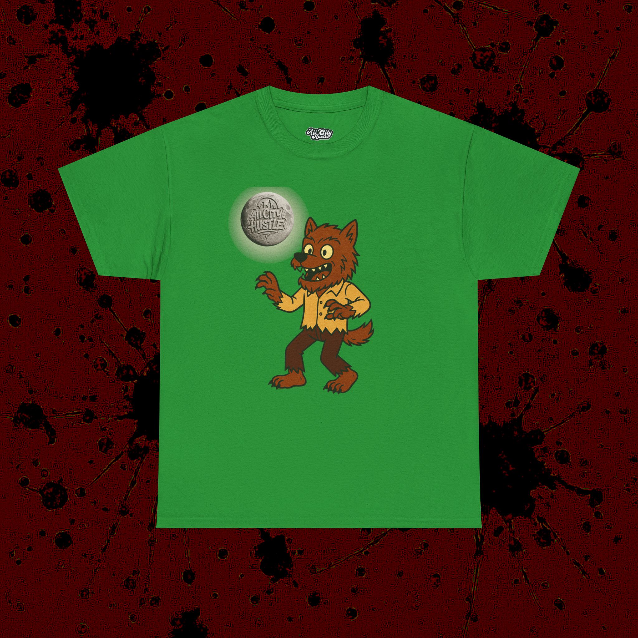 MONSTER8 Unisex Heavy Cotton Tee | Cool Casual Wear, Perfect for Horror Fans, Gift for Kids, Unique Graphic T-Shirt, Fun Dark Theme - Image 5