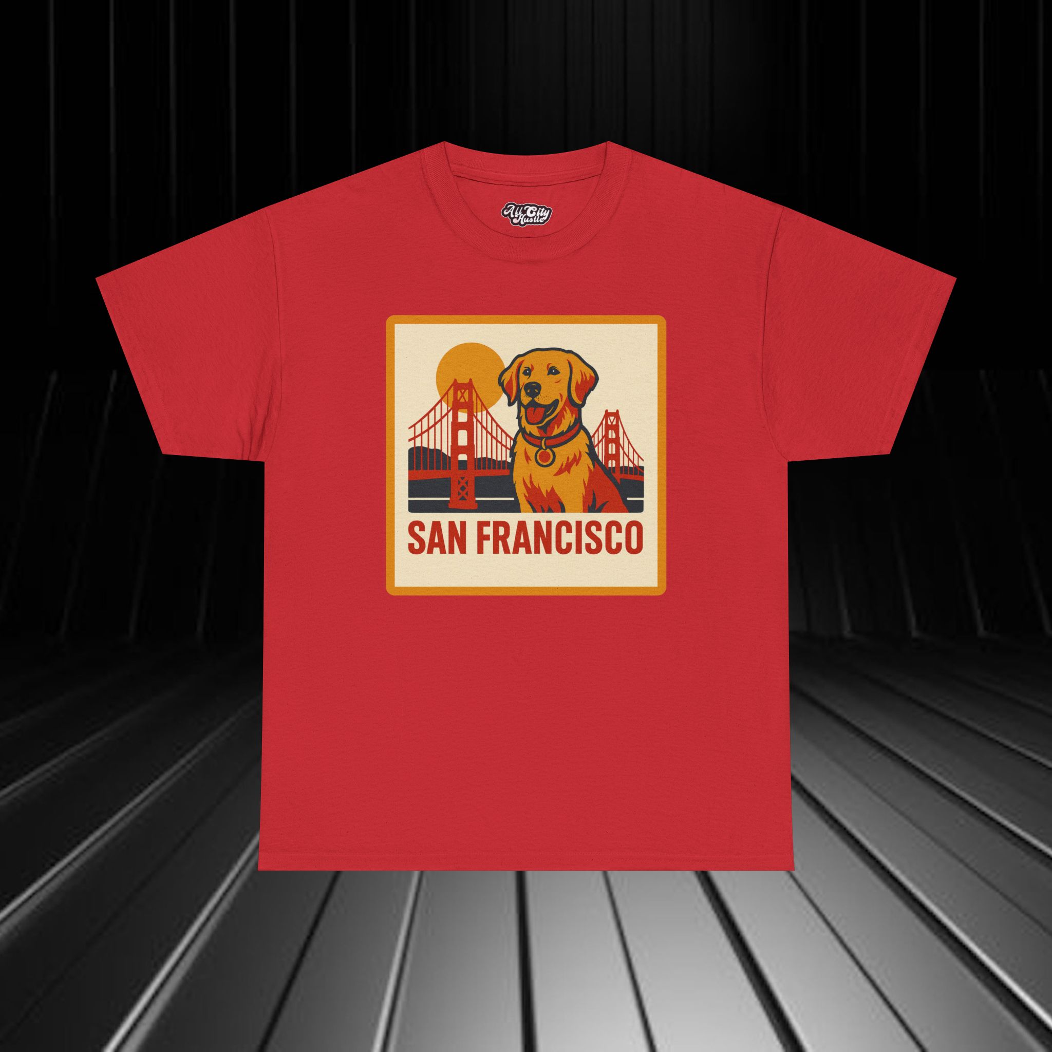ACHSANFRANCISCO2 San Fran Unisex Heavy Cotton Tee, Vintage SF Shirt, California T-Shirt, Beachwear, Summer Casual Tee Shirt - Image 9