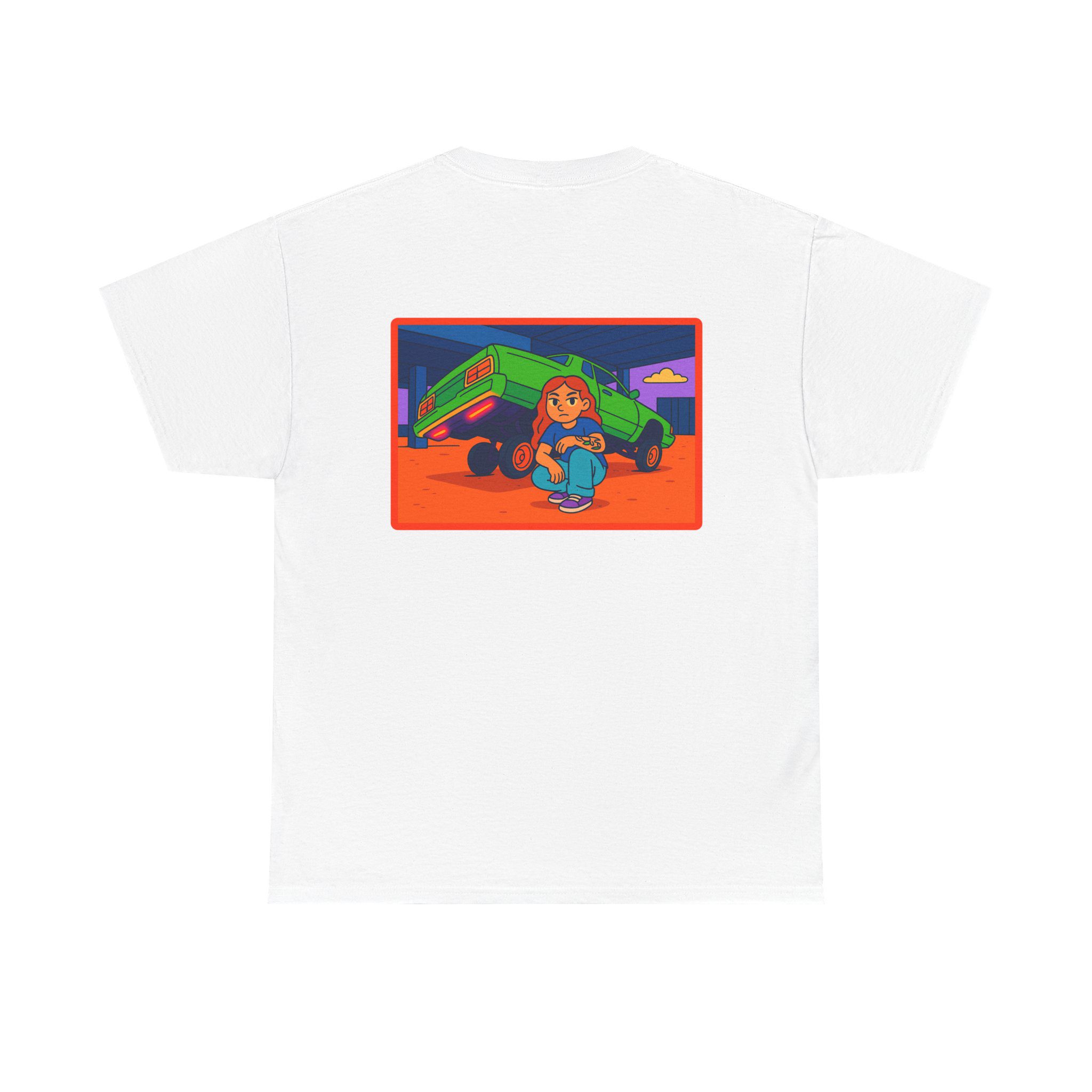 ACHLOWRIDER35 - 2 Sided Graphic Tee | Unisex Heavy Cotton Tee for Lowrider Lovers, Gifts, Retro Old School Vibes, Summer Wear, Casual Car Show Fashion - Image 17