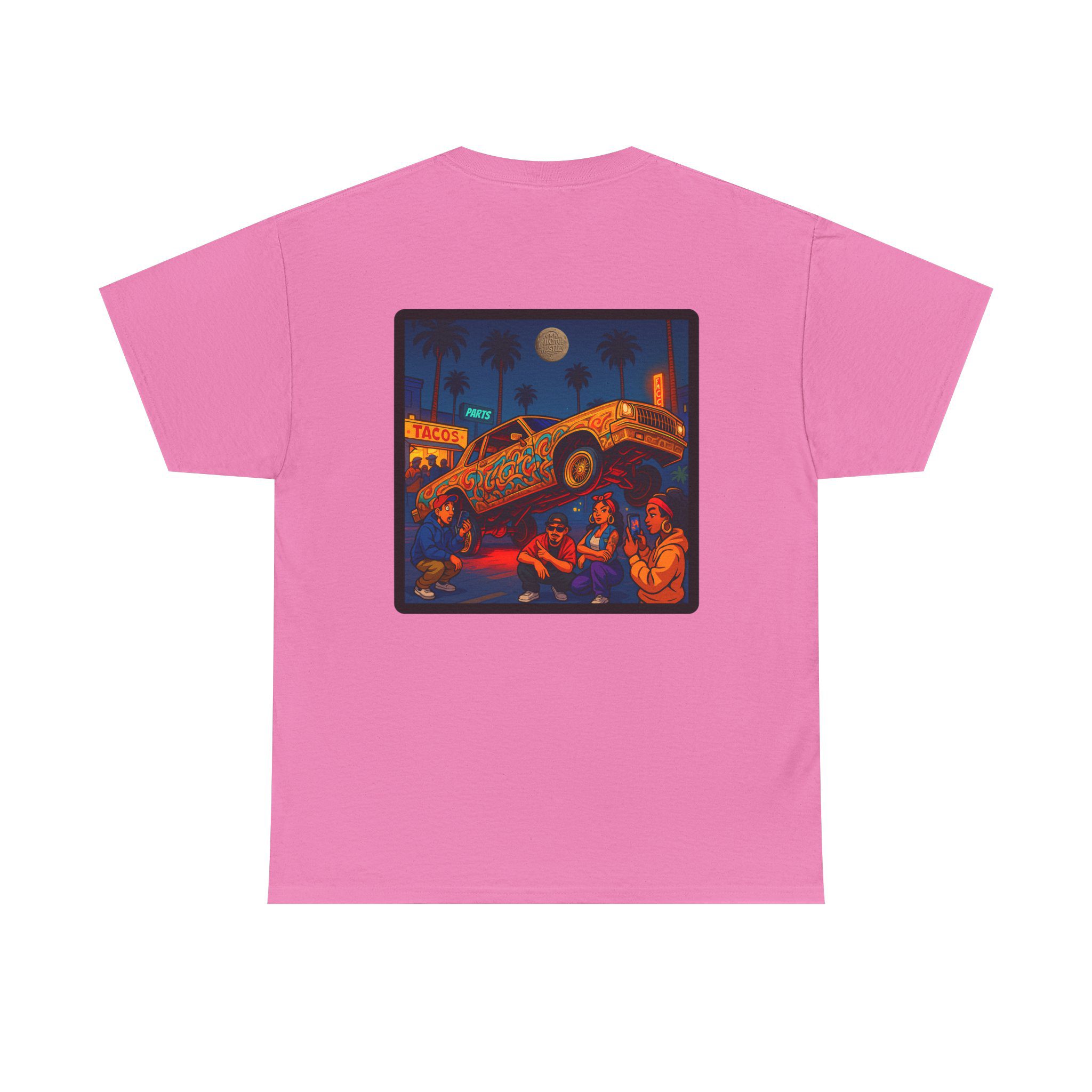 ACHLOWRIDER33 - 2 Sided Graphic Tee | Unisex Heavy Cotton Tee for Lowrider Lovers, Gifts, Retro Old School Vibes, Summer Wear, Casual Car Show Fashion - Image 20