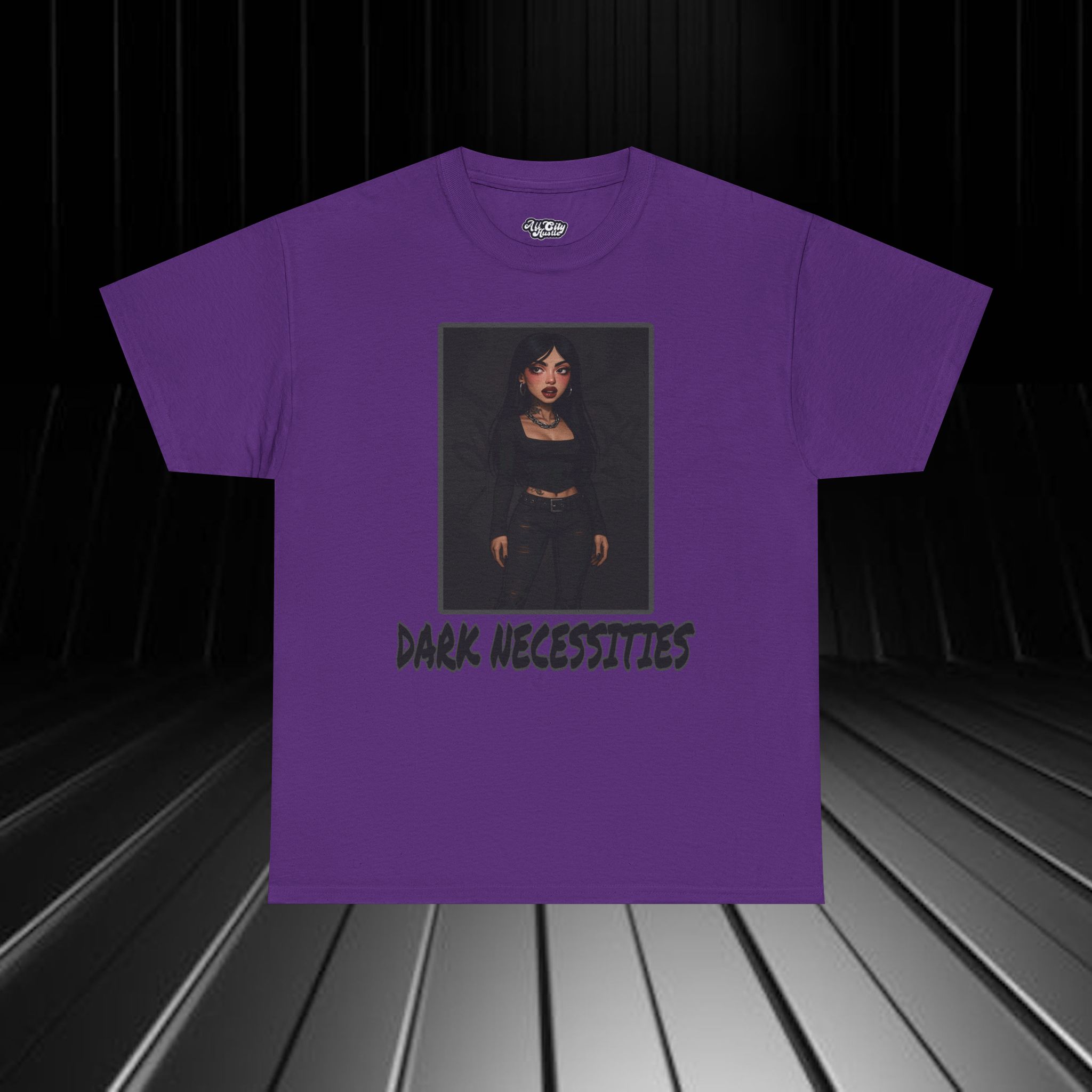 DARK22 Evil Cute Graphic Tee, Unisex Cotton Tee, Trendy T-Shirt, Casual Wear, Gift for Anyone, Dark Apparel - Image 3