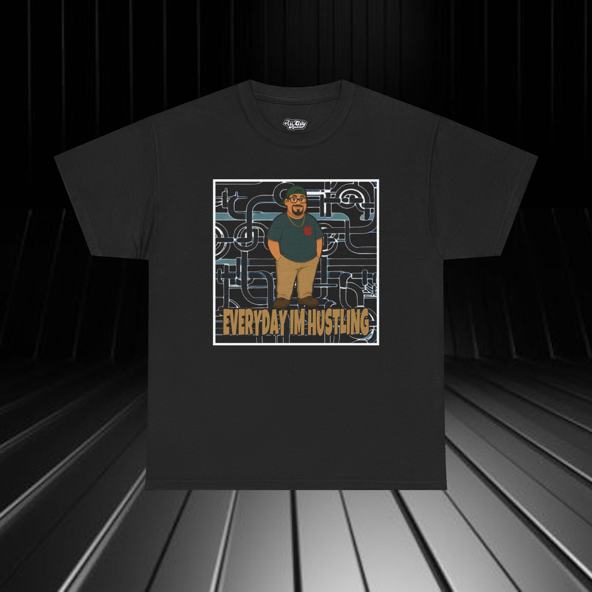 MEN5 City life Inspired Unisex Heavy Cotton Tee, Life Success Graphic Tee for Comic Lovers, Casual Wear, Birthday Gift, Gift for Friends - Image 4