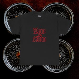 ACHLOWRIDER7 -  2 Sided Graphic Tee | Unisex Heavy Cotton Tee for Lowrider Lovers, Gifts, Retro Old School Vibes, Summer Wear, Casual Car Show Fashion