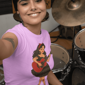 ROCKNR4  ROCKER Inspired Unisex Heavy Cotton Tee, Graphic Tee for Comic Lovers, Casual Wear, Birthday Gift, Gift for Friends