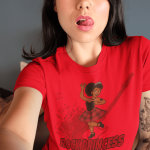 ROCKNR5  ROCKER Inspired Unisex Heavy Cotton Tee, Graphic Tee for Comic Lovers, Casual Wear, Birthday Gift, Gift for Friends