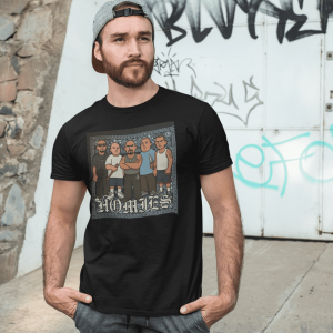 GANGSTER10 City Hood Inspired Unisex Heavy Cotton Tee, Graphic Tee for Comic Lovers, Casual Wear, Birthday Gift, Gift for Friends