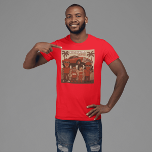 GANGSTER14 City Hood Inspired Unisex Heavy Cotton Tee, Graphic Tee for Comic Lovers, Casual Wear, Birthday Gift, Gift for Friends