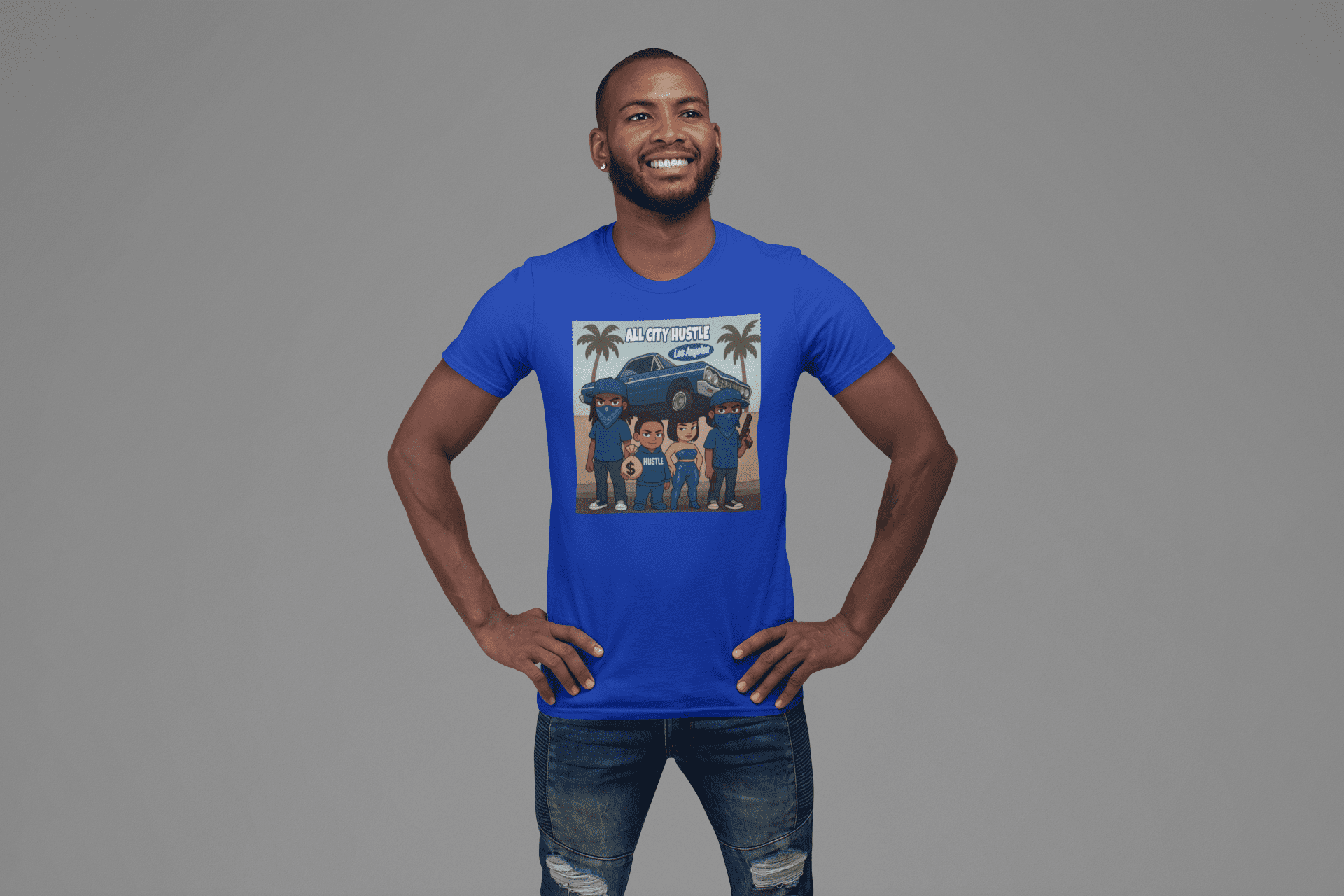 GANGSTER15 City Hood Inspired Unisex Heavy Cotton Tee, Graphic Tee for Comic Lovers, Casual Wear, Birthday Gift, Gift for Friends