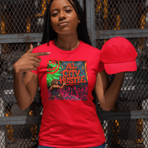 ACH47 Retro Urban Hustle T-Shirt, Unisex Graphic Tee, Casual Streetwear, Gift for Creatives, Everyday Wear, All City Hustle