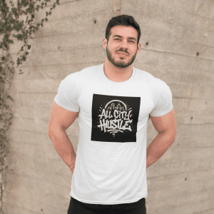 ACH53 Retro Urban Hustle T-Shirt, Unisex Graphic Tee, Casual Streetwear, Gift for Creatives, Everyday Wear, All City Hustle
