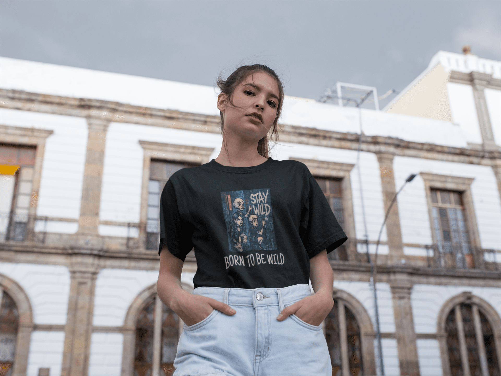 DARK7 Evil Cute Graphic Tee, Unisex Cotton Tee, Trendy T-Shirt, Casual Wear, Gift for Her, Dark Apparel