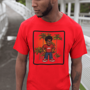 Copy of GANGSTER20 City Hood Inspired Unisex Heavy Cotton Tee, Graphic Tee for Comic Lovers, Casual Wear, Birthday Gift, Gift for Friends