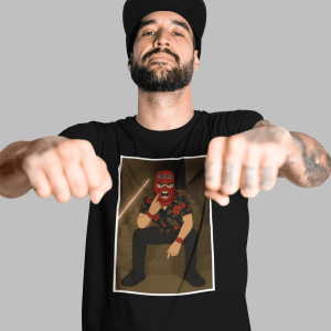 GANGSTER29 City Hood Inspired Unisex Heavy Cotton Tee, Graphic Tee for Comic Lovers, Casual Wear, Birthday Gift, Gift for Friends