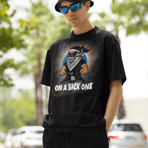 GANGSTER35 City Hood Inspired Unisex Heavy Cotton Tee, Graphic Tee for Comic Lovers, Casual Wear, Birthday Gift, Gift for Friends