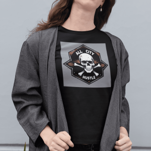 ACH61 Retro Urban Hustle T-Shirt, Unisex Graphic Tee, Casual Streetwear, Gift for Creatives, Everyday Wear, All City Hustle