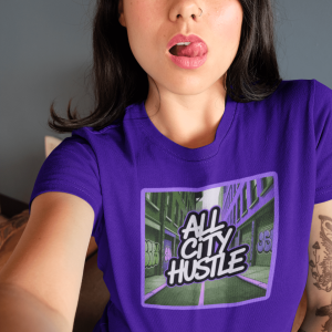 ACH63 Retro Urban Hustle T-Shirt, Unisex Graphic Tee, Casual Streetwear, Gift for Creatives, Everyday Wear, All City Hustle