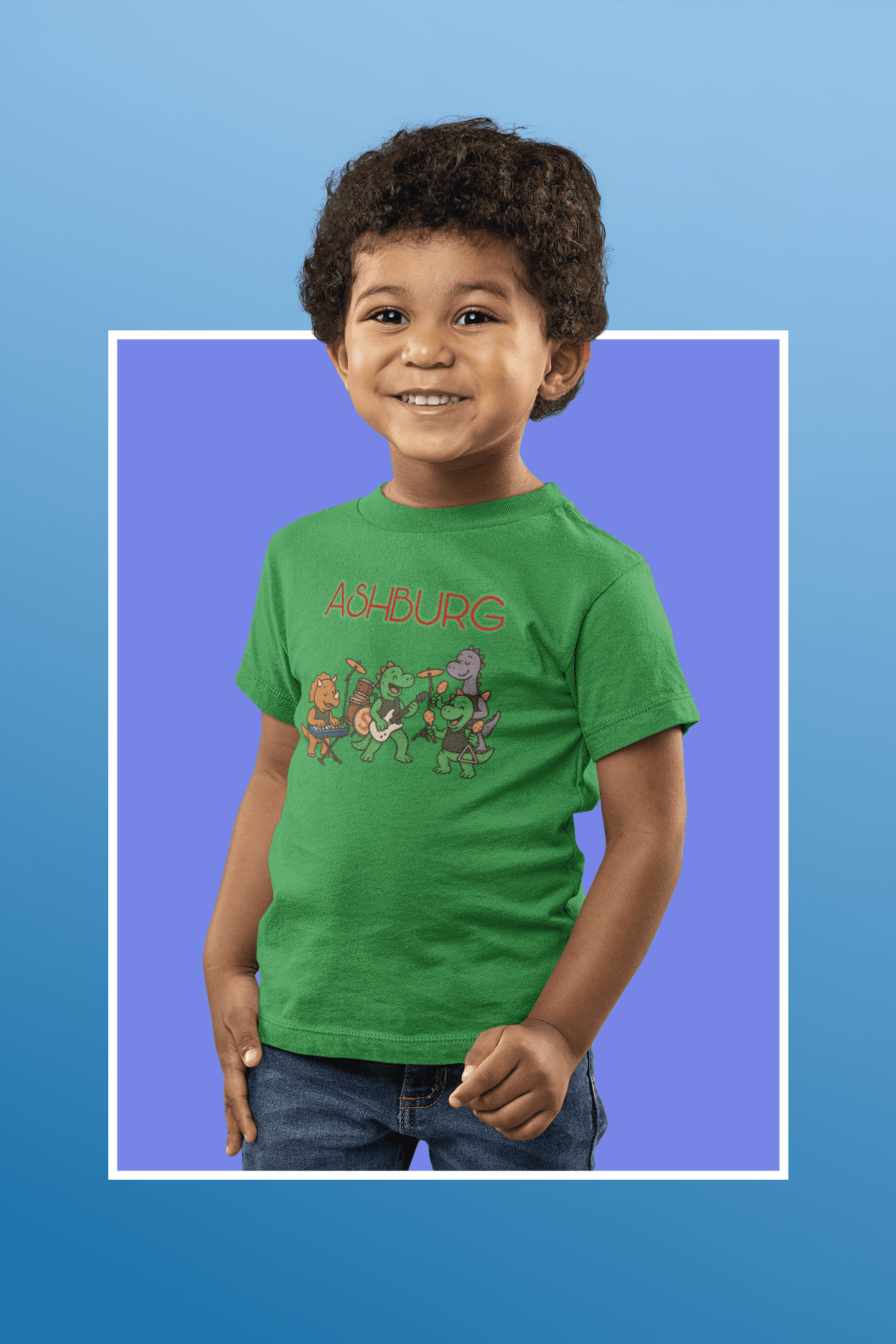 ASHBURG TODDLER15 Cute Toddler Short Sleeve Tee with KIDS Design, Kids T-Shirt, Play Shirt, Cartoon Tee,Gift for All Occasions, Funtime Apparel