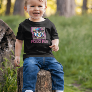 ASHBURG TODDLER37 Cute Toddler Short Sleeve Tee with KIDS Design, Kids T-Shirt, Play Shirt, Cartoon Tee,Gift for All Occasions, Funtime Apparel