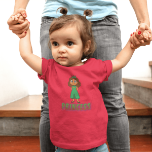 ASHBURG TODDLER75 Cute Toddler Short Sleeve Tee with KIDS Design, Kids T-Shirt, Play Shirt, Cartoon Tee,Gift for All Occasions, Funtime Apparel