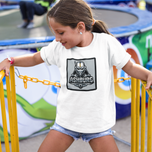 ASHBURG TODDLER85 Cute Toddler Short Sleeve Tee with KIDS Design, Kids T-Shirt, Play Shirt, Cartoon Tee,Gift for All Occasions, Funtime Apparel