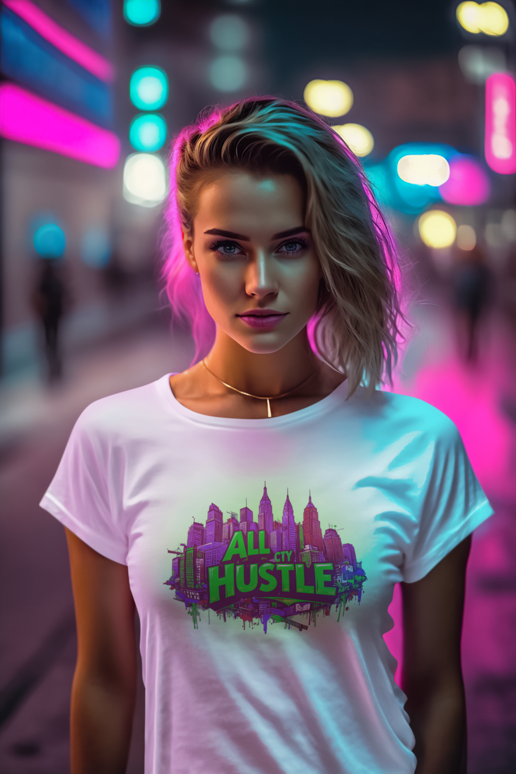 ACH72 Retro Urban Hustle T-Shirt, Unisex Graphic Tee, Casual Streetwear, Gift for Creatives, Everyday Wear, All City Hustle