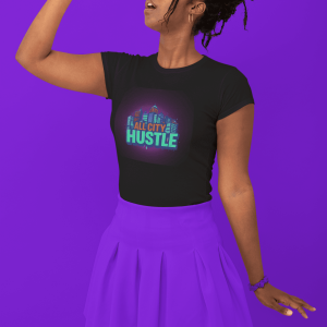 ACH74 Retro Urban Hustle T-Shirt, Unisex Graphic Tee, Casual Streetwear, Gift for Creatives, Everyday Wear, All City Hustle