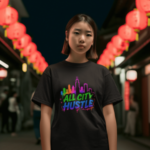 ACH80 Retro Urban Hustle T-Shirt, Unisex Graphic Tee, Casual Streetwear, Gift for Creatives, Everyday Wear, All City Hustle