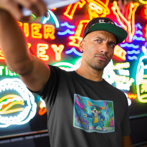 STREET16 City life Inspired Unisex Heavy Cotton Tee, Graphic Tee for Comic Lovers, Casual Wear, Birthday Gift, Gift for Friends