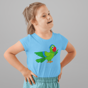 ASHBURG TODDLER115 Cute Toddler Short Sleeve Tee with KIDS Design, Kids T-Shirt, Play Shirt, Cartoon Tee,Gift for All Occasions, Funtime Apparel