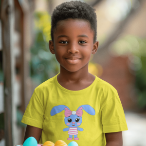 ASHBURG TODDLER116 Cute Toddler Short Sleeve Tee with KIDS Design, Kids T-Shirt, Play Shirt, Cartoon Tee,Gift for All Occasions, Funtime Apparel