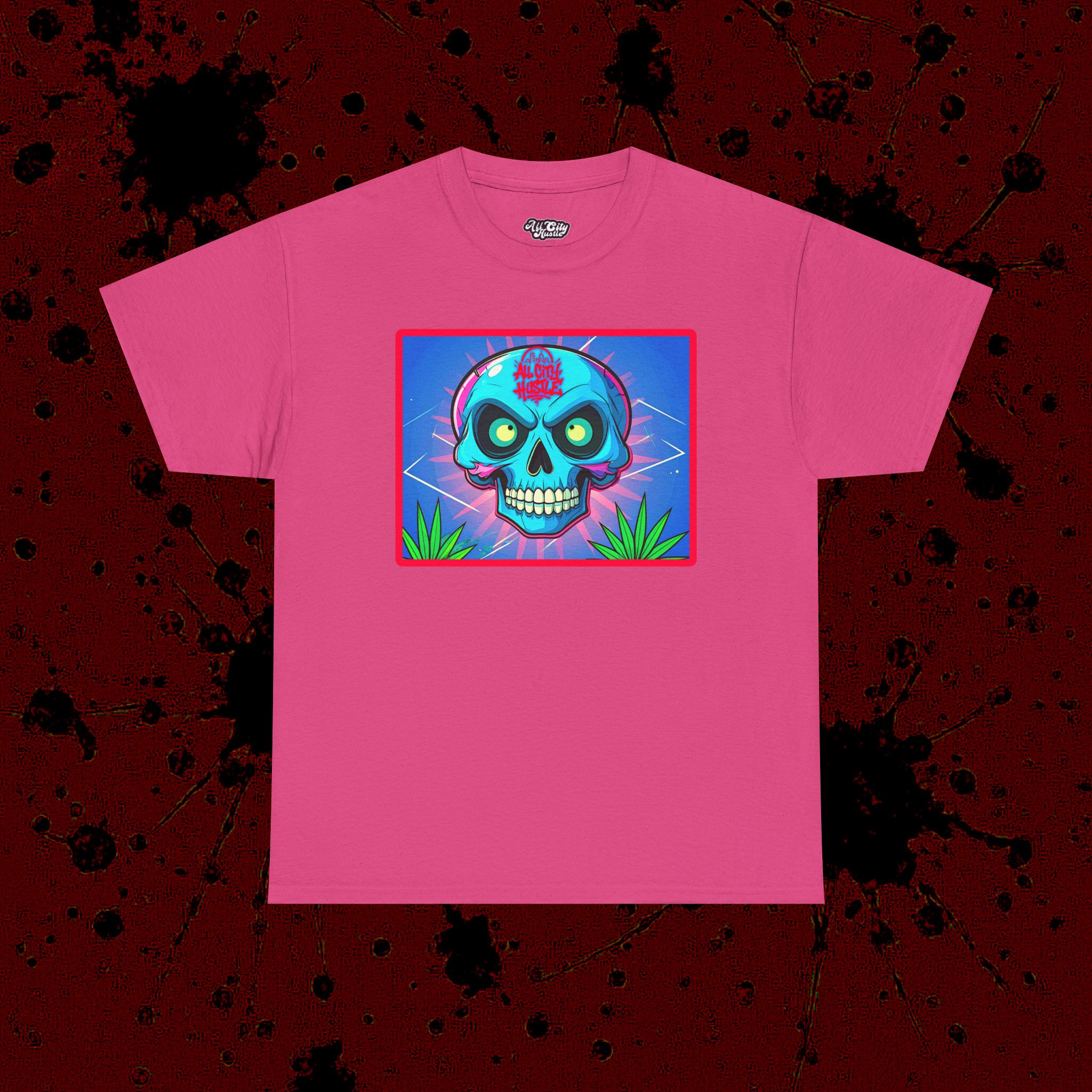 MONSTER9 Unisex Heavy Cotton Tee | Cool Casual Wear, Perfect for Horror Fans, Gift for Kids, Unique Graphic T-Shirt, Fun Dark Theme - Image 9