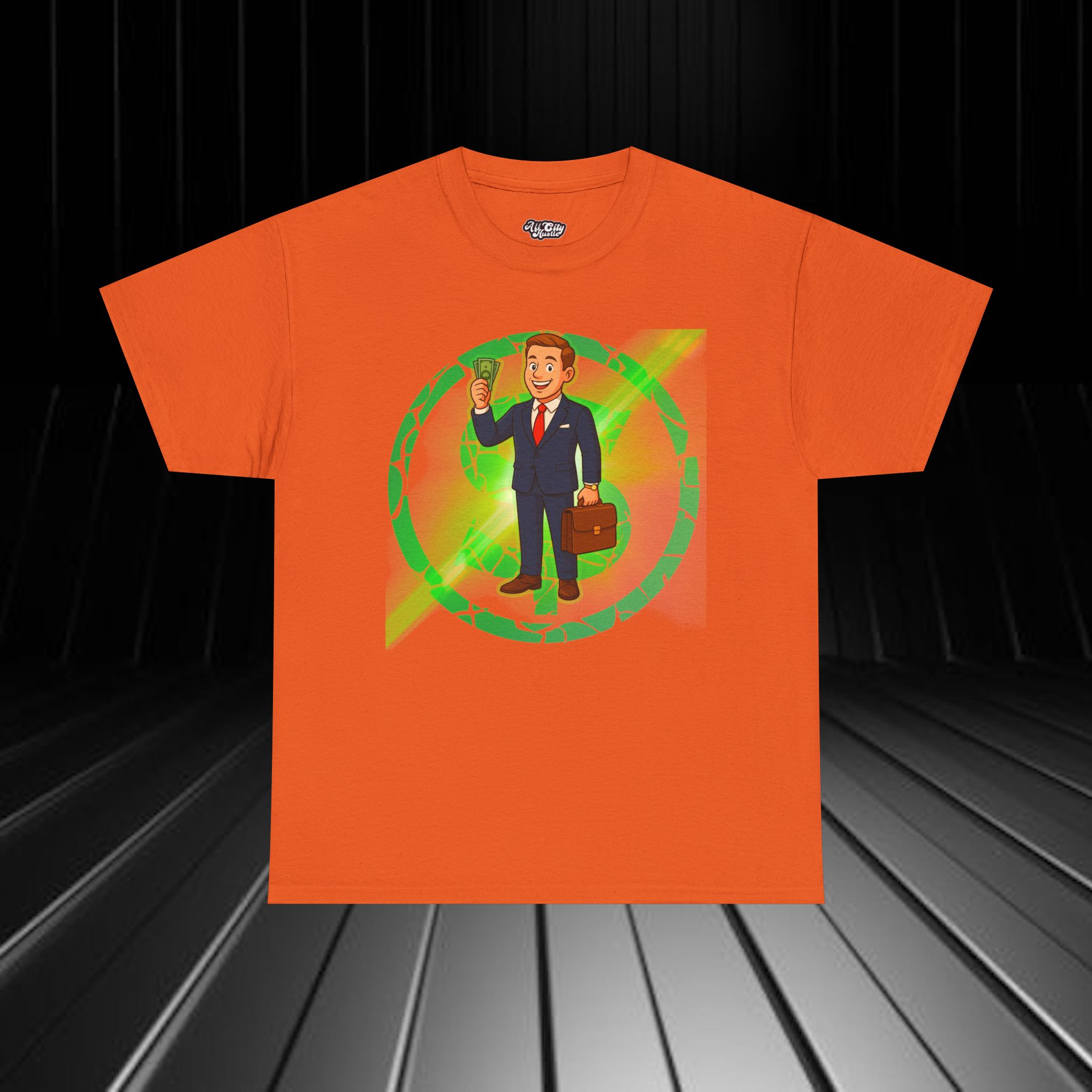 MEN3 City life Inspired Unisex Heavy Cotton Tee, Life Success Graphic Tee for Comic Lovers, Casual Wear, Birthday Gift, Gift for Friends - Image 5