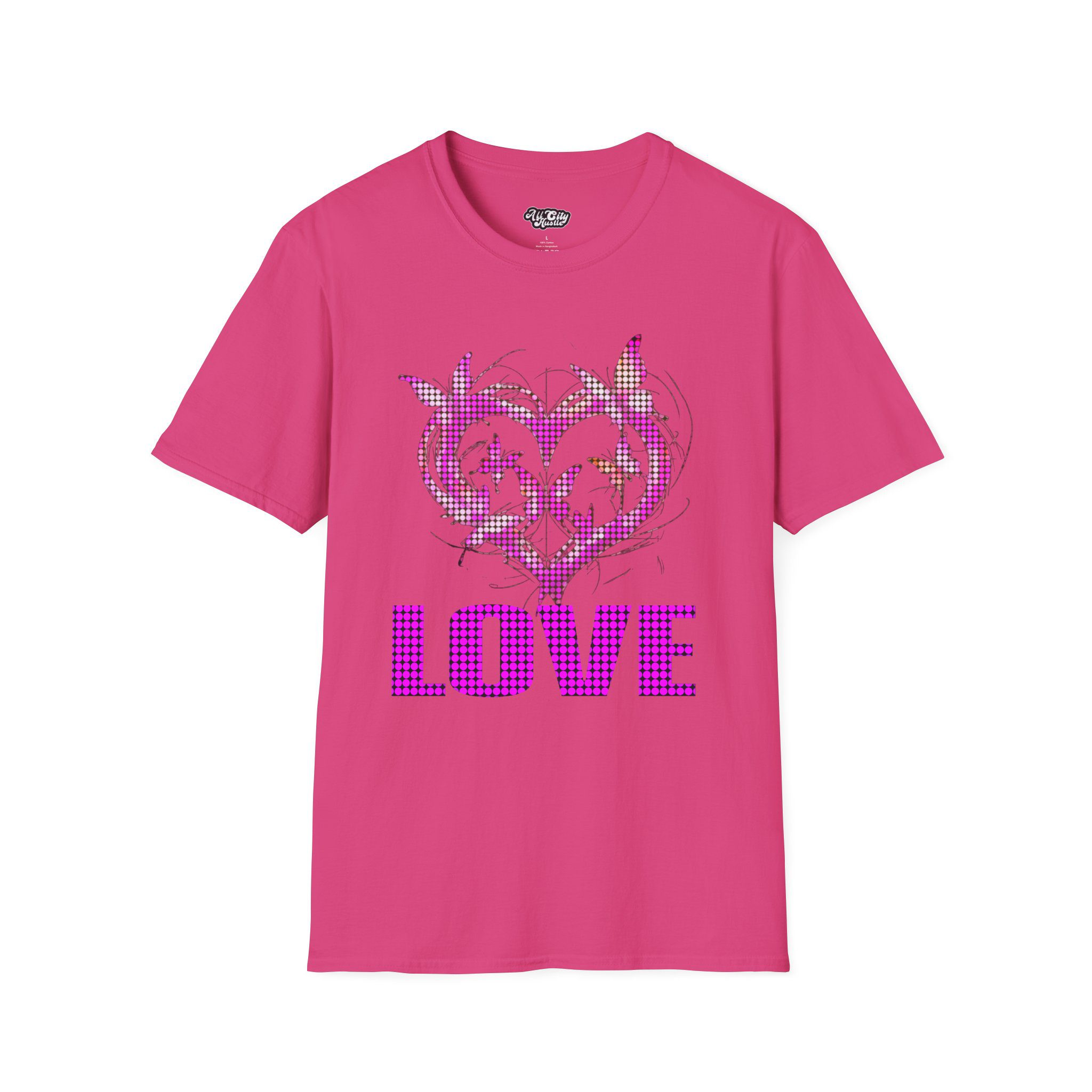 Romantic Heart Love ART1 T-Shirt | Cute Graphic Tee for Couples, Gifts for Her, Valentine's Day, Anniversary, Everyday Wear - Image 9