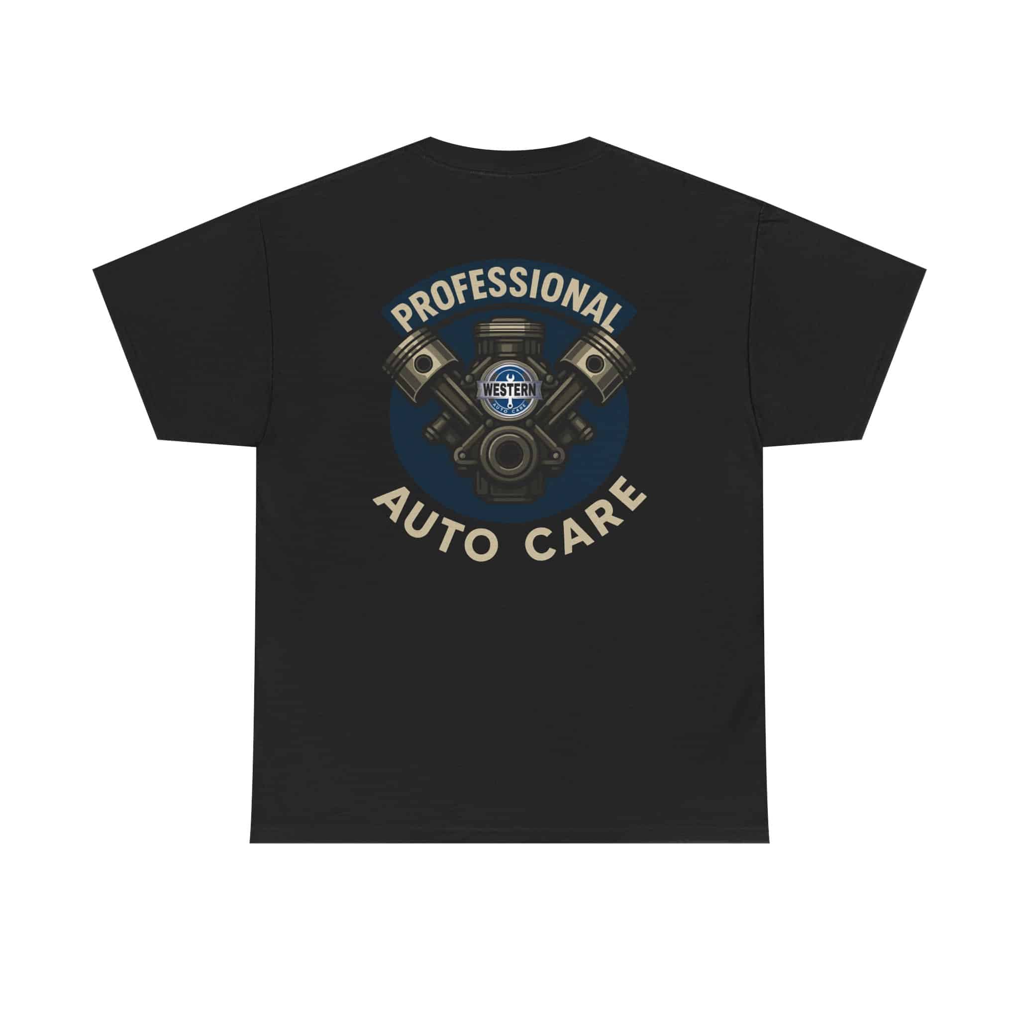 Western Auto Care #2 Unisex Heavy Cotton Tee, Car Enthusiast Gift, Mechanic Shirt, Vintage Logo T-Shirt, Birthday Gift for Him - Image 2