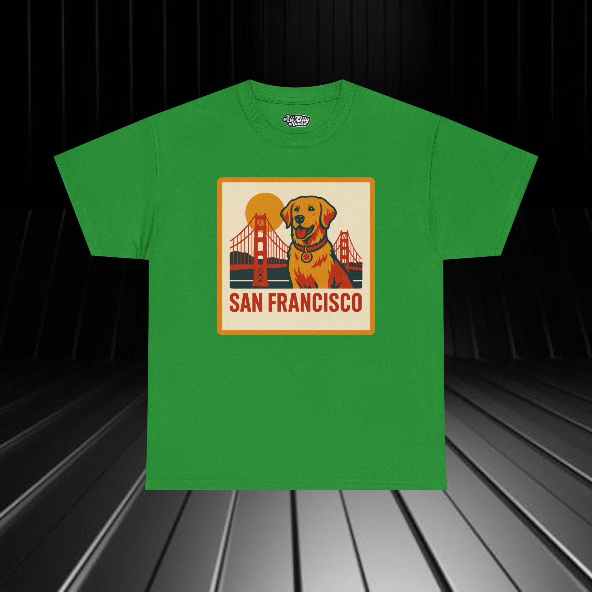 ACHSANFRANCISCO2 San Fran Unisex Heavy Cotton Tee, Vintage SF Shirt, California T-Shirt, Beachwear, Summer Casual Tee Shirt - Image 5