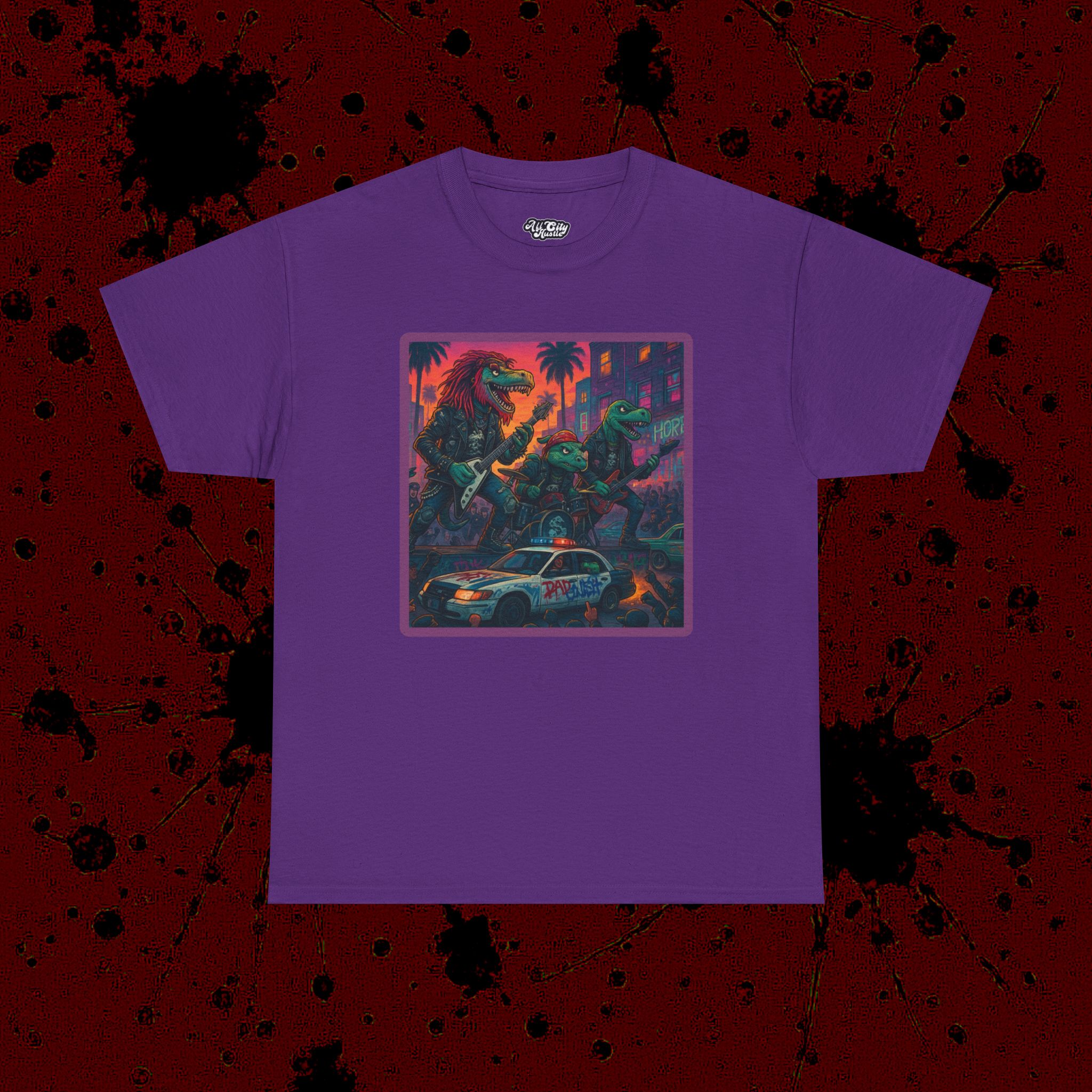 MONSTER2 Unisex Heavy Cotton Tee | Cool Casual Wear, Perfect for Horror Fans, Gift for Kids, Unique Graphic T-Shirt, Fun Dark Theme - Image 3