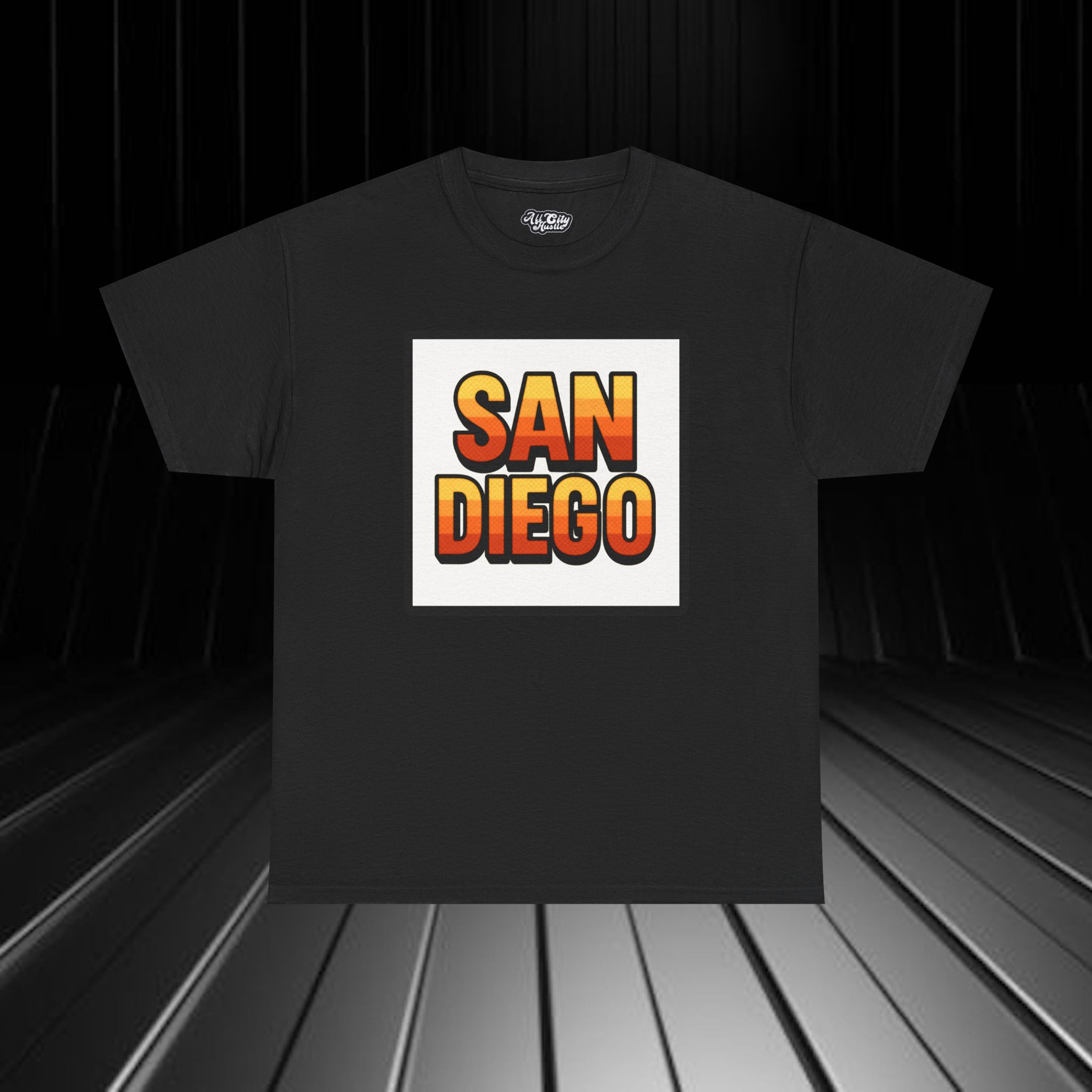ACHSANDIEGO3 San Diego Unisex Heavy Cotton Tee, Vintage SD Shirt, California T-Shirt, Beachwear, Summer Casual Tee Shirt - Image 4