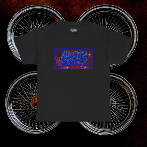ACHLOWRIDER40 -  2 Sided Graphic Tee | Unisex Heavy Cotton Tee for Lowrider Lovers, Gifts, Retro Old School Vibes, Summer Wear, Casual Car Show Fashion