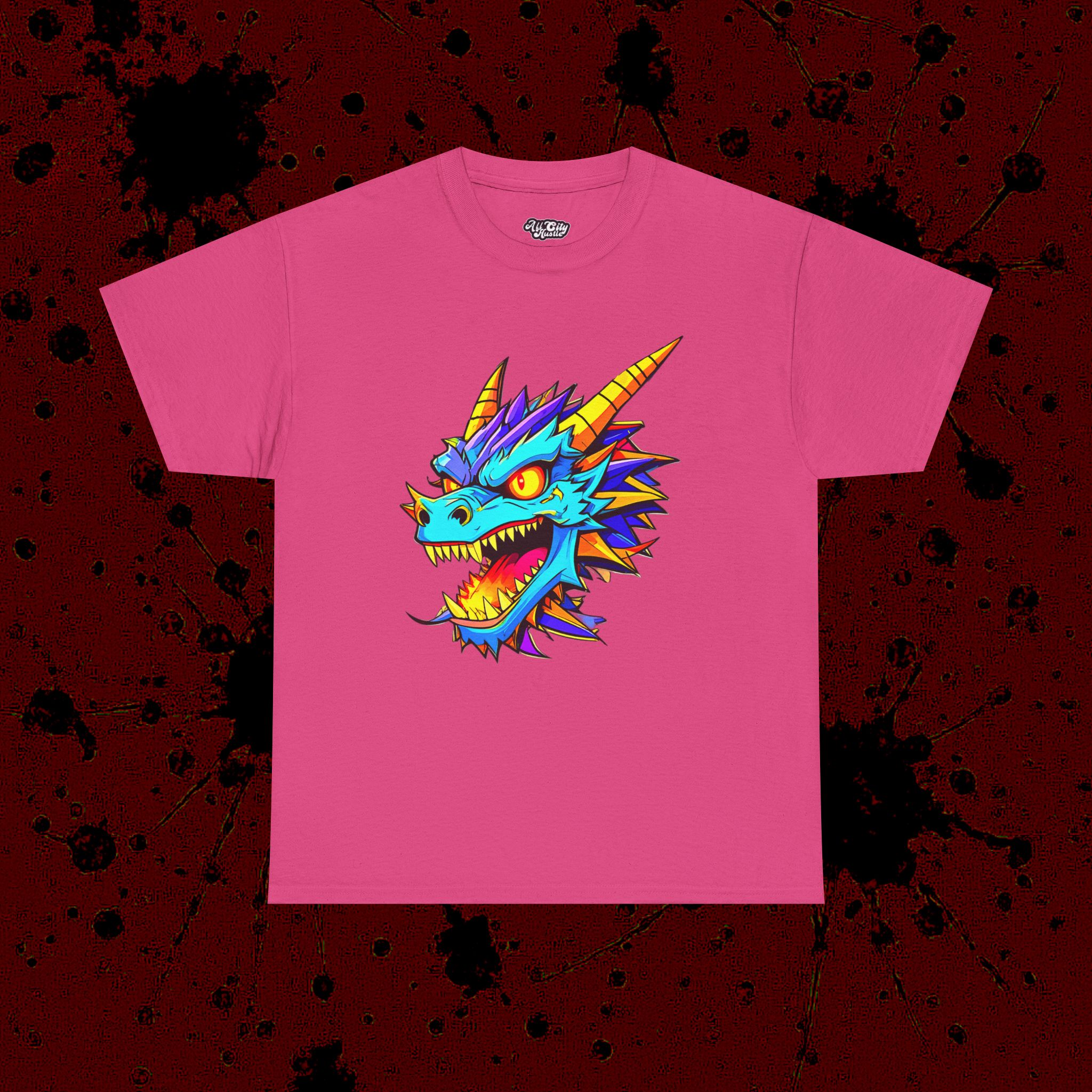 MONSTER4 Unisex Heavy Cotton Tee | Cool Casual Wear, Perfect for Horror Fans, Gift for Kids, Unique Graphic T-Shirt, Fun Dark Theme - Image 9