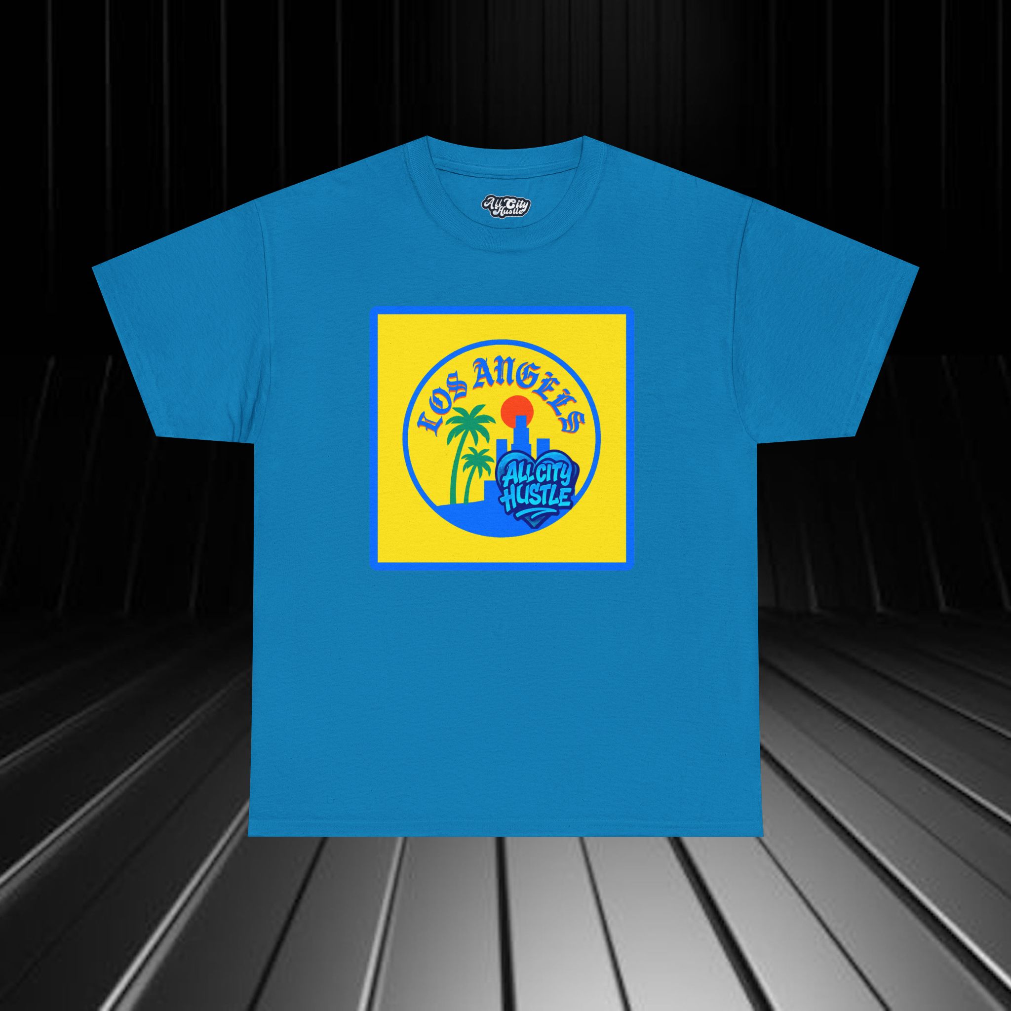 ACHLA3 Los Angeles Unisex Heavy Cotton Tee, Vintage LA Shirt, California T-Shirt, Beachwear, Summer Casual Tee Shirt - Image 13