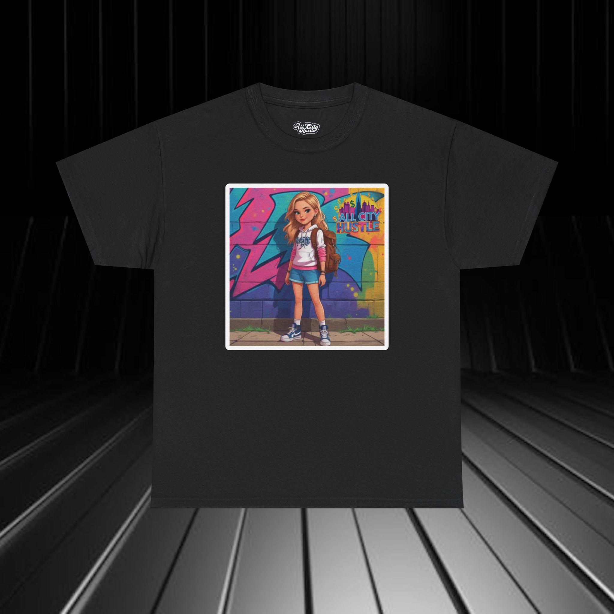 TEEN9 Unisex Heavy Cotton Tee - Teen Vibes, Everyday Wear, Perfect for Gift Giving, Youthful Vibes, Casual Wear - Image 4