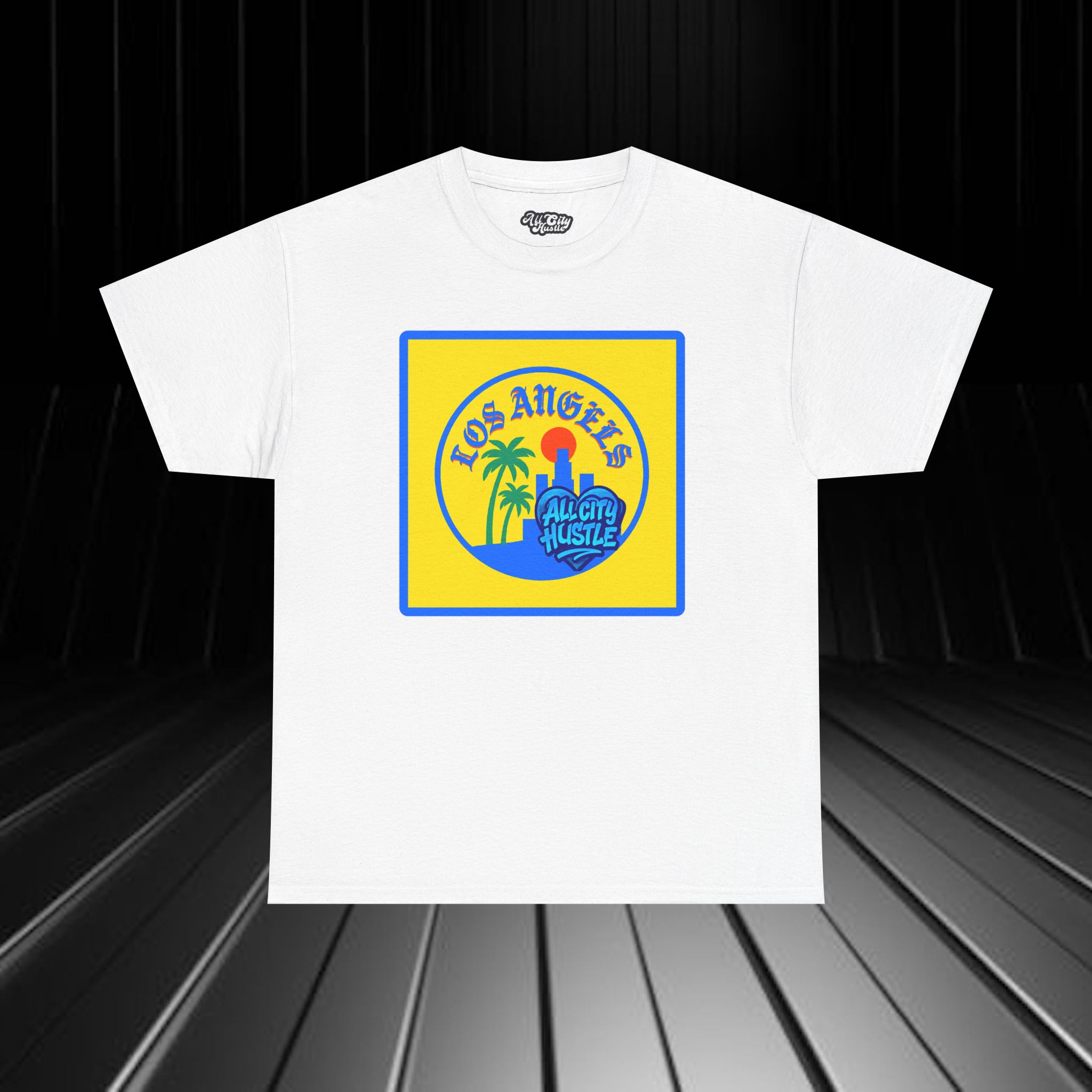 ACHLA3 Los Angeles Unisex Heavy Cotton Tee, Vintage LA Shirt, California T-Shirt, Beachwear, Summer Casual Tee Shirt - Image 11