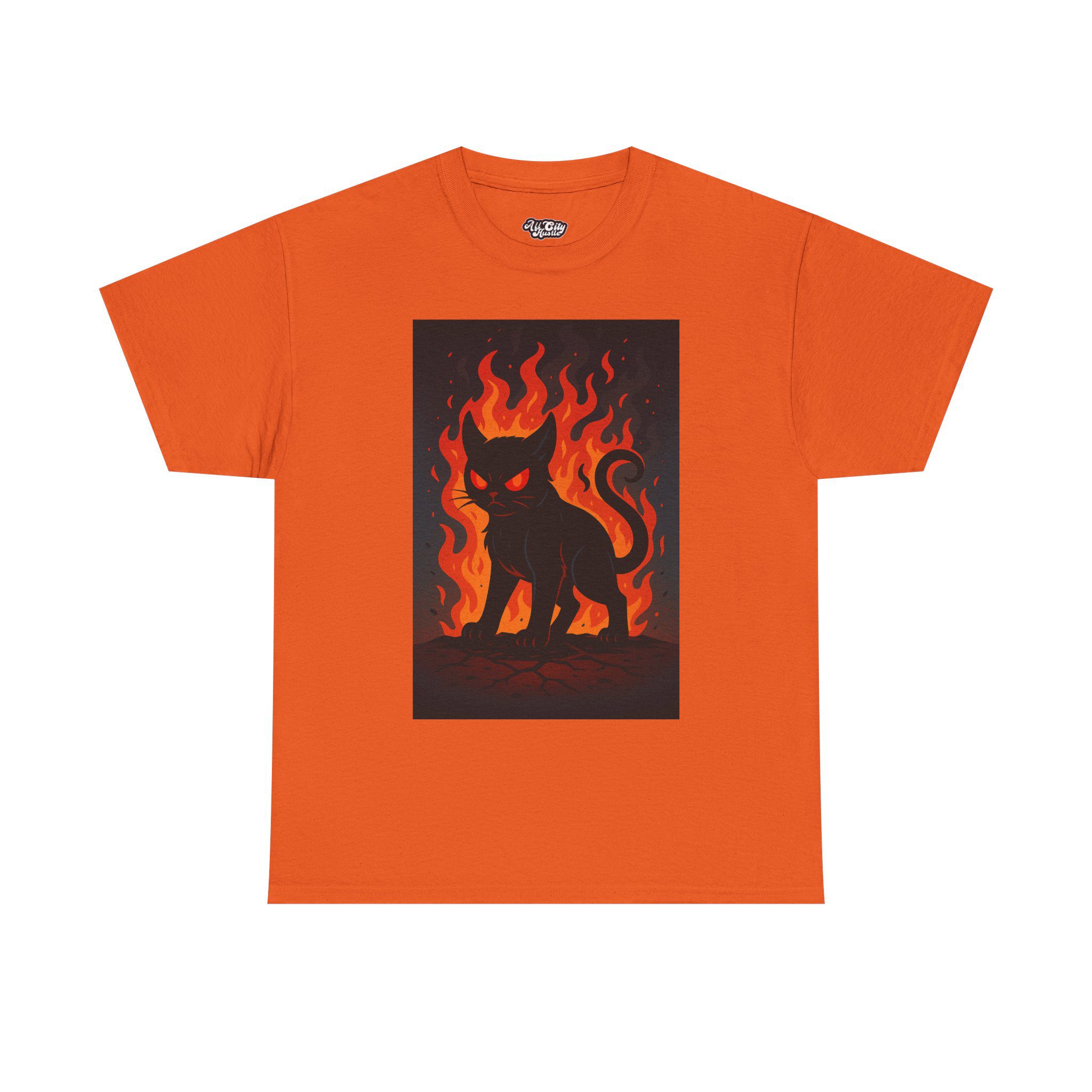 DARK4 Hell Kitty Graphic Tee, Unisex Cotton Tee, Trendy T-Shirt, Casual Wear, Gift for Her, Halloween Apparel - Image 6