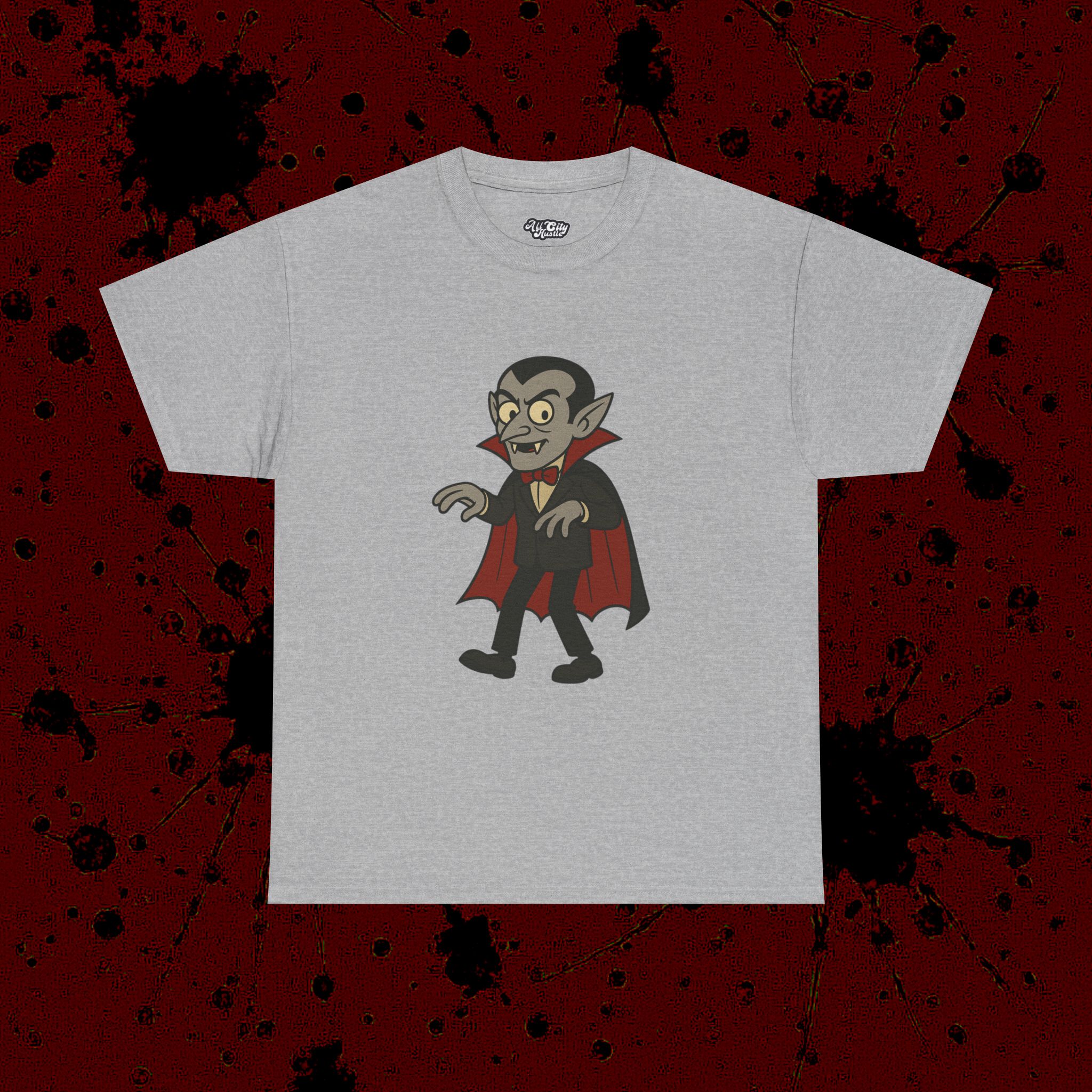 MONSTER6 Unisex Heavy Cotton Tee | Cool Casual Wear, Perfect for Horror Fans, Gift for Kids, Unique Graphic T-Shirt, Fun Dark Theme - Image 12